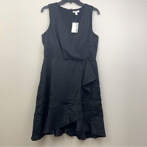 NWT Nine West Sleeveless Wrap Mini Dress Sz M
